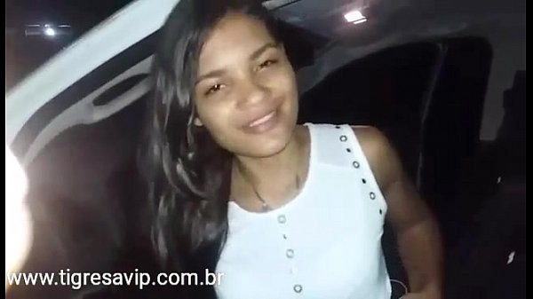 Ester tigress being filmed by a truck driver on the side of the highway