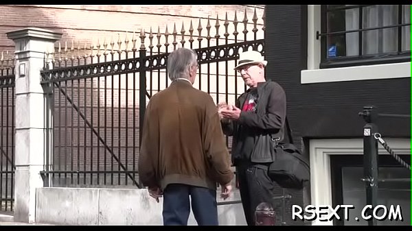 Hot dark hooker sucks a white large pole and gets licked hard