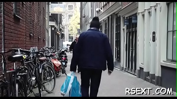 Horny man pays some amsterdam hooker for steaming sex
