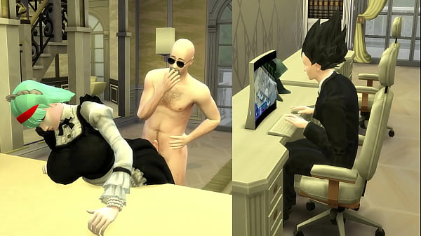 Slave Maids Episodio 4 Bulma La Bella Esposa es Contratada por su Pervertido Jefe mientras su Marido Trabaja Su Esposa es siendo Cogida por Netorare Dragon Ball Hentai