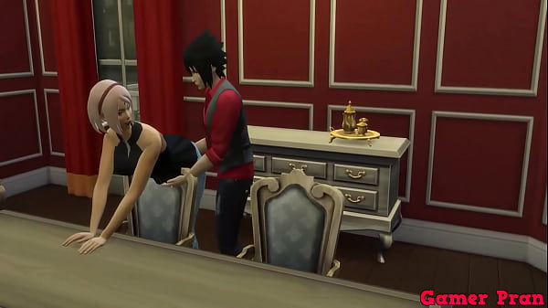 Naruto Cap 1 Naruto tenta seduzir Tsunade e não consegue, Sasuke está transando com Sakura na sala de jantar o sexo anal do jeito que ela gosta acaba dentro dela