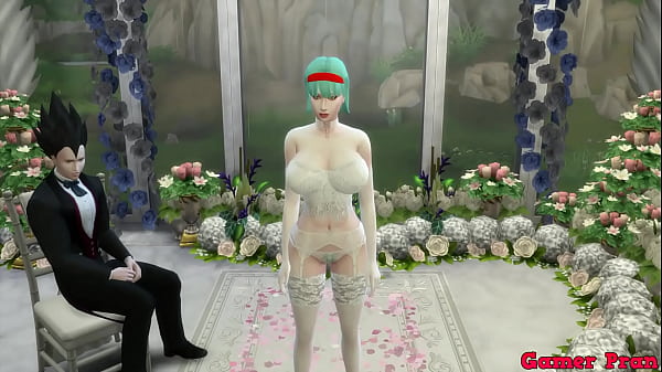 布尔玛的婚姻第 2 集美丽的新婚妻子在婚礼上在她戴绿帽子的丈夫面前拍摄色情照片，丈夫被老男人 Netorare 性交