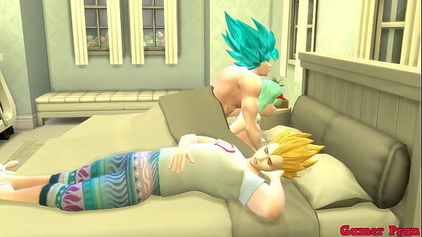 Dragon Ball Porn Hentai Goku se folla a Bulma al lado de Vegeta como Esposa Caliente e Infiel a su Marido Cornudo NTR