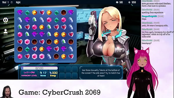 VTuber LewdNeko Plays CyberCrush 2069 Part 1