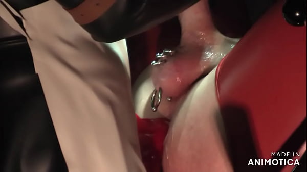 Rubbernurse Agnes - Pissdrinking and an intense colon treatment with final cum shot of the fuck cream