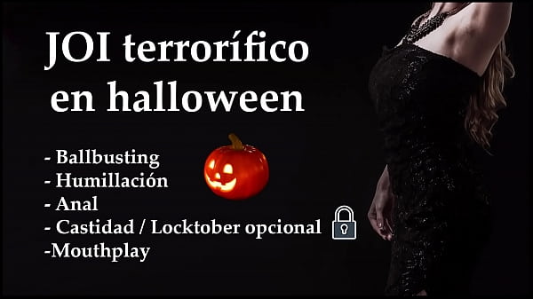 JOI terrificante Halloween. Anal, ballbusting, umiliazione...