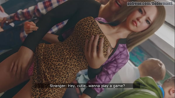 Scopata su un treno giapponese