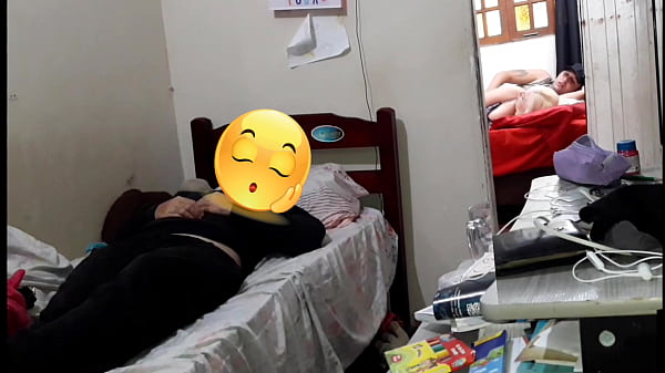 Unfaithful wife fucks her lover behind her cuckold's back