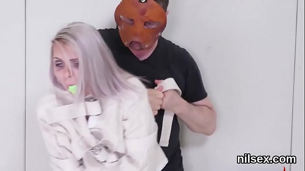 Sexy sweetie was brought in anal asylum for painful treatment