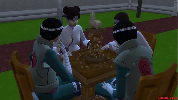 El equipo 9 tiene un nuevo entrenamiento Tenten follada Gangbang Naruto Hentai