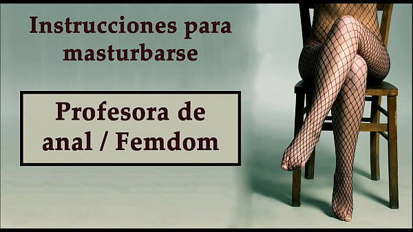 Insegnante di spagnolo anale. JOI Dominazione femminile. Ipnosi? Niente mani?