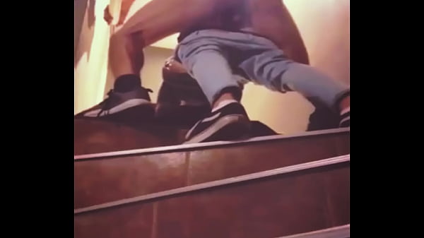 Straight friend and I fucked on the stairs of the bar before entering