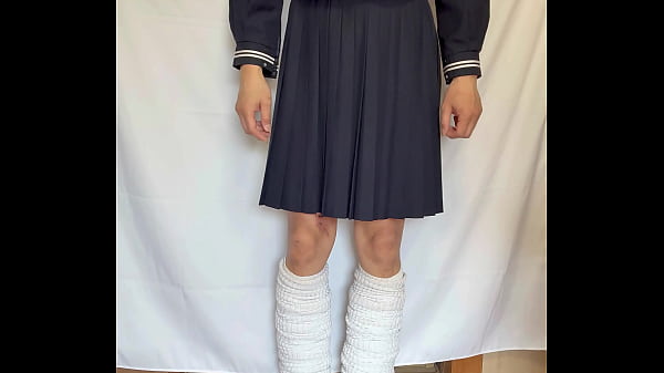 Delusional sailor suit Chu-bo- is equipped with sexy lingerie and anal shiny plug