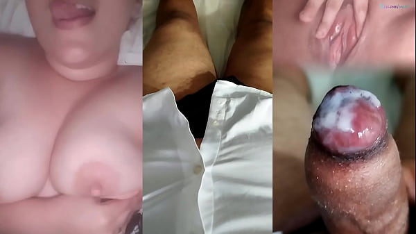 I saw my ex masturbating and leaving her tight pussy all wet and I went to jerk off her small dick