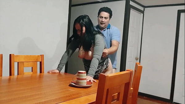 fucking the stepmother when she brings breakfast