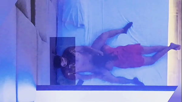 Sucking a macho ass, hot brunette passes her tongue in my ass