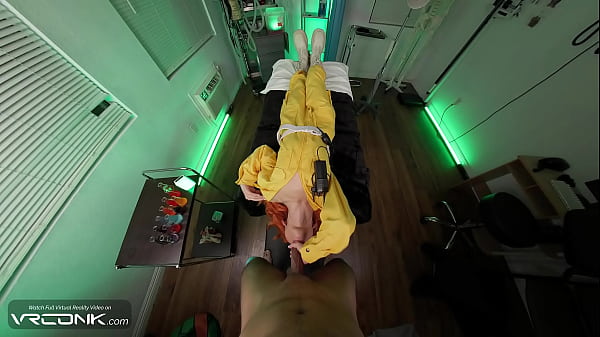 VR Conk: La rossa April O'_Neil fa un profondo pompino al contrario e cavalca l'enorme cazzo di Leo'_s nella parodia cosplay di TMNT, parte 3