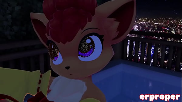 Vrchat vulpix cuckhold with an umbreon and a furry