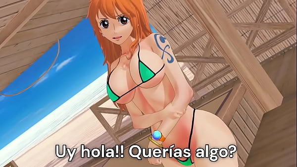 Nami tells you how to jerk off (Joi Espa&ntilde_ol) Remake