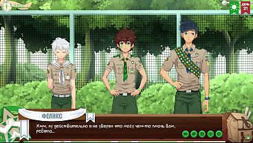 Game: Friends Camp, episode 34 - Permission from the scoutmaster (Russian voiceover)
