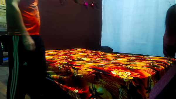 My stepfather walks around the house so that night falls and he can spend the night in my apartment. (Warm-up)