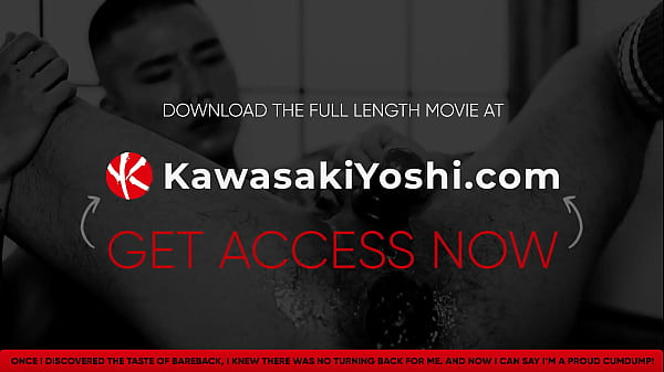 KawasakiYoshi.com - 日本猛男 Shusaku 在 Yoshi Kawasaki 的帮助下将一个巨大的假阳具塞进了他的屁股