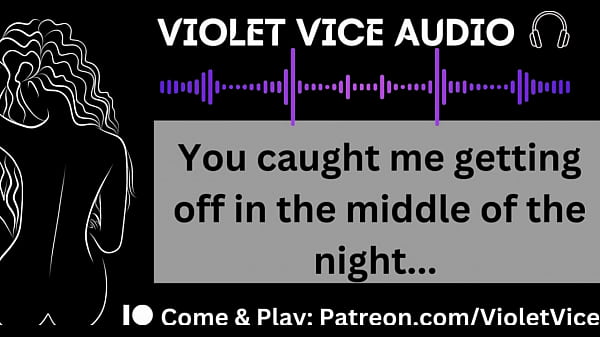 You caught your girlfriend masturbating - ASMR F4M Violet Vice