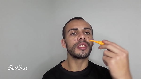 Delicious food in my mouth