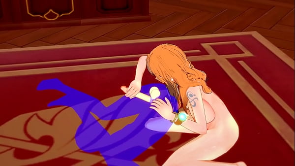 One Piece Hentai - Nami Rimjob e cowgirl - Japonês Asiático Manga Anime Filme Jogo Pornô