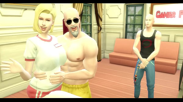 Dragon Ball Porn Epi 30 Numero 18 Android addestrato sessualmente dal maestro pervertito Muten di fronte al marito cornuto