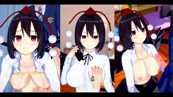 [Eroge Koikatsu!] Touhou Shameimarufumi rubs her breasts H! 3DCG big breasts anime video (Touhou Project) [Hentai game]