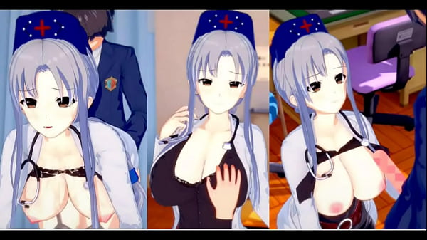 [Eroge Koikatsu!] Touhou Yaoi Eirin rubs her breasts H! 3DCG big breasts anime video (Touhou Project) [Hentai game]