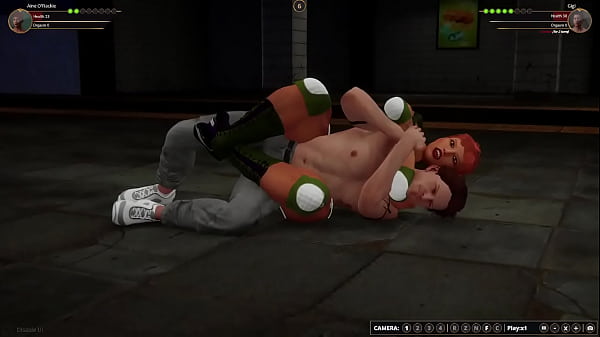 Aine O'_Rackie VS Gigi (luchadora desnuda 3D)